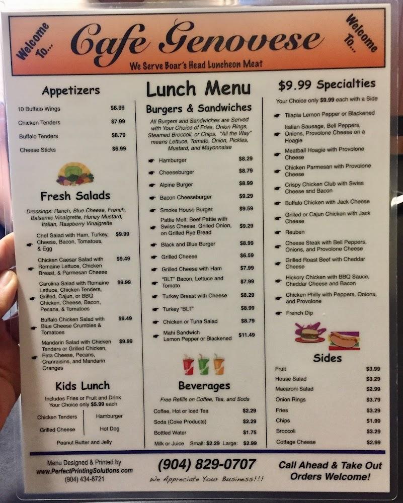 Cafe Genovese Menu image 3